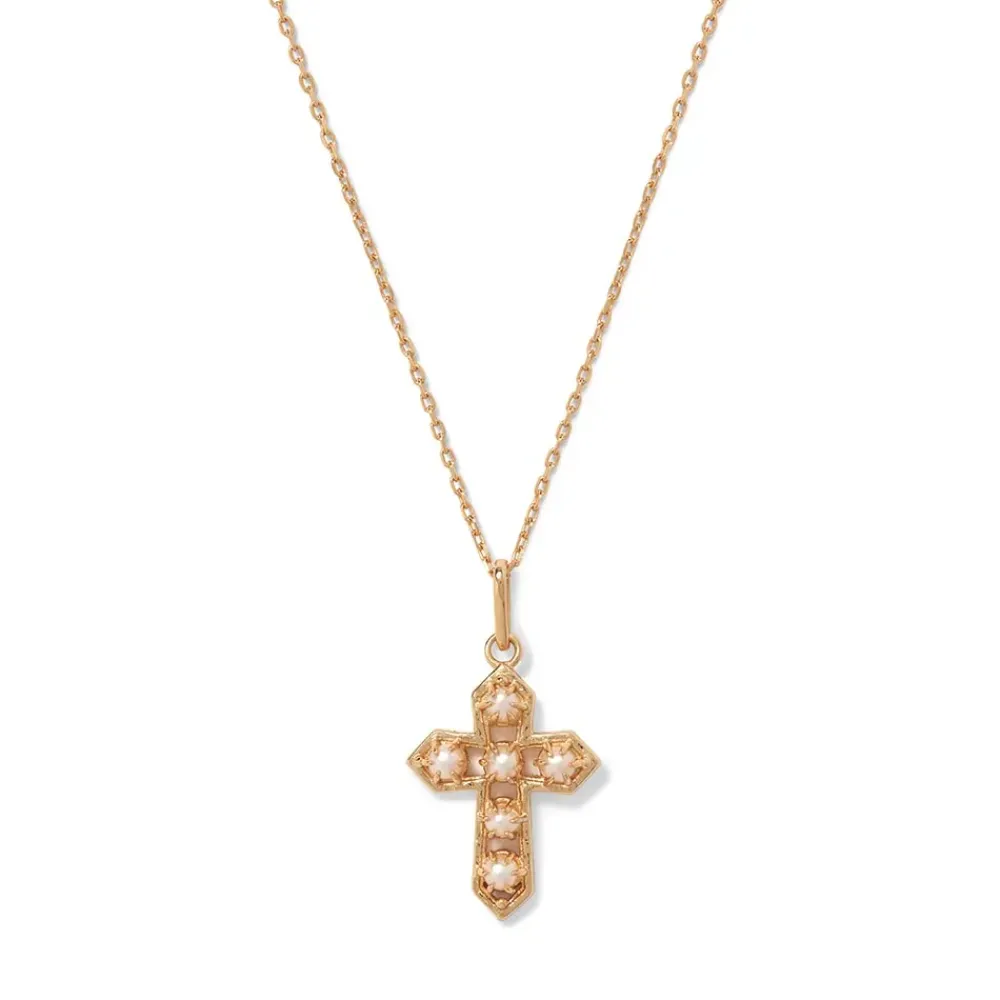 Outlet Filipino Pearl Cross Pendant Necklace Necklaces