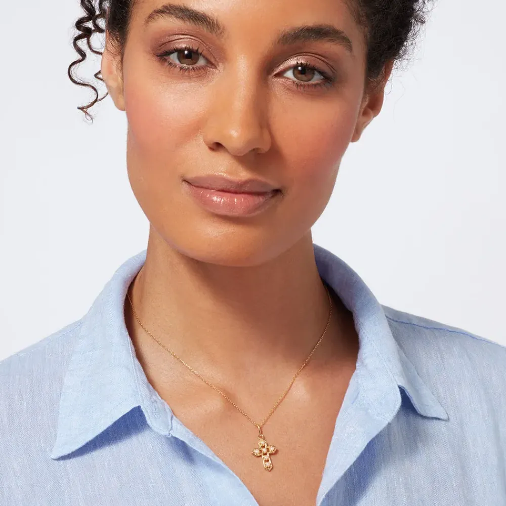 Outlet Filipino Pearl Cross Pendant Necklace Necklaces