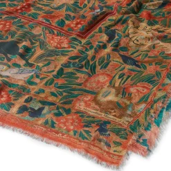 Sale Flora And Fauna Oversize Cashmere-Blend Shawl Scarves & Wraps