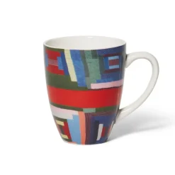 Hot Gee'S Bend Pettway Quilt Design Covered Mug With Tea Infuser Tableware