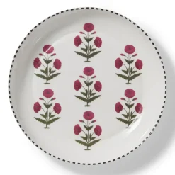 Best Good Earth Blooming Poppies Round Serving Dish Tableware