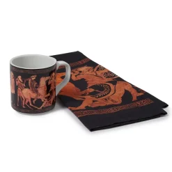 Outlet Greek Vase Mug And Tea Towel Set Tableware