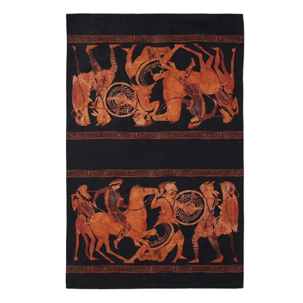 Hot Greek Vase Tea Towel Decorative Accents
