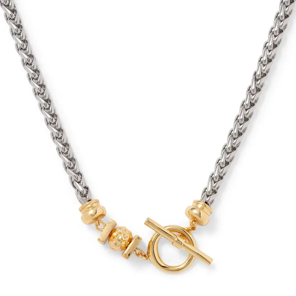 Fashion Hellenistic Two-Tone Collar Necklace Necklaces