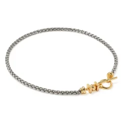 Fashion Hellenistic Two-Tone Collar Necklace Necklaces