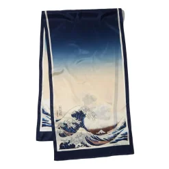 Fashion Hokusai Great Wave Oblong Silk Scarf Scarves & Wraps