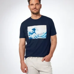 Fashion Hokusai Great Wave Tee Clothing