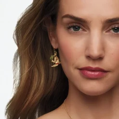 Hot Holiday Birds Earrings Earrings