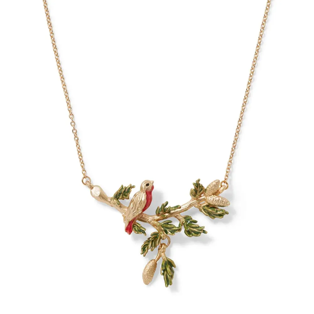 Hot Holiday Birds Necklace Necklaces