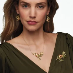 Hot Holiday Birds Necklace Necklaces