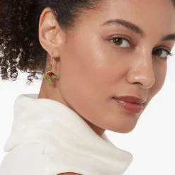 Outlet Holly Berry Jade Drop Earrings Earrings