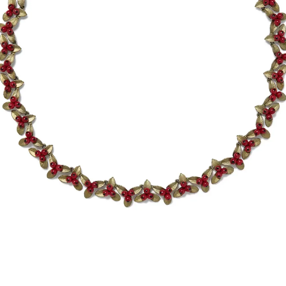 Clearance Holly Berry Jade Statement Necklace Necklaces