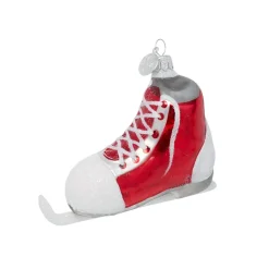 Online Ice Skate Glass Ornament Ornaments