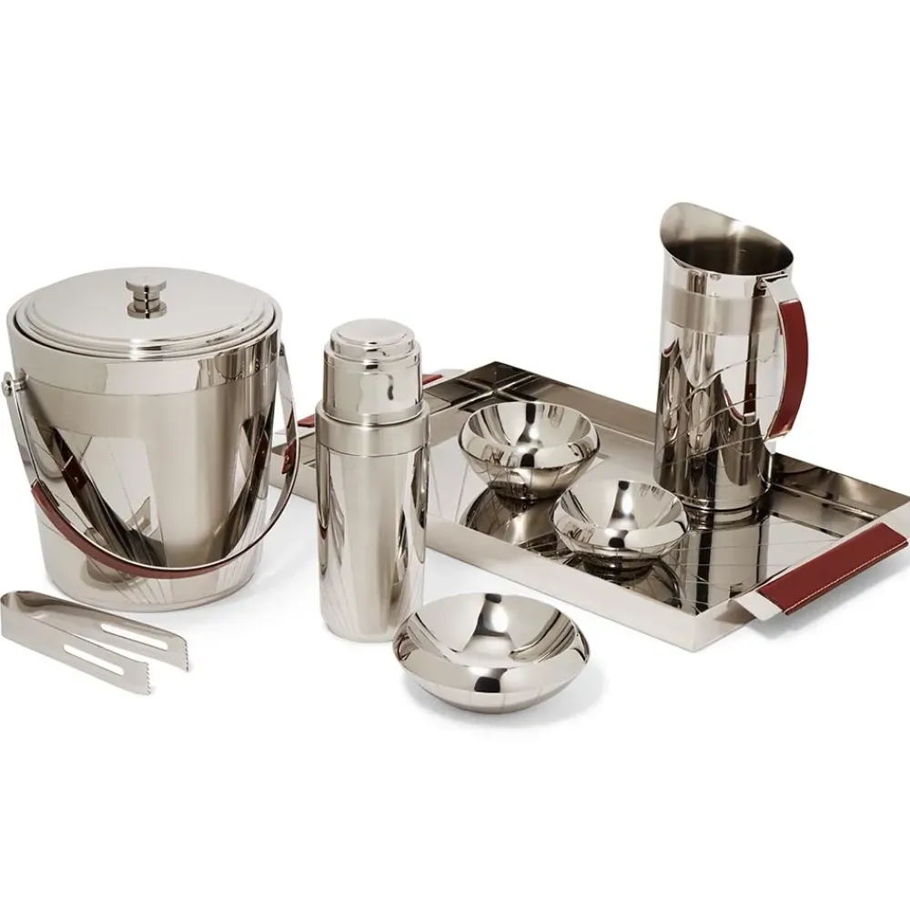 Discount Italian Armor Etched Stainless Steel Tray Tableware