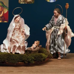Outlet Italian Creche Holy Family Figurine Set Ornaments
