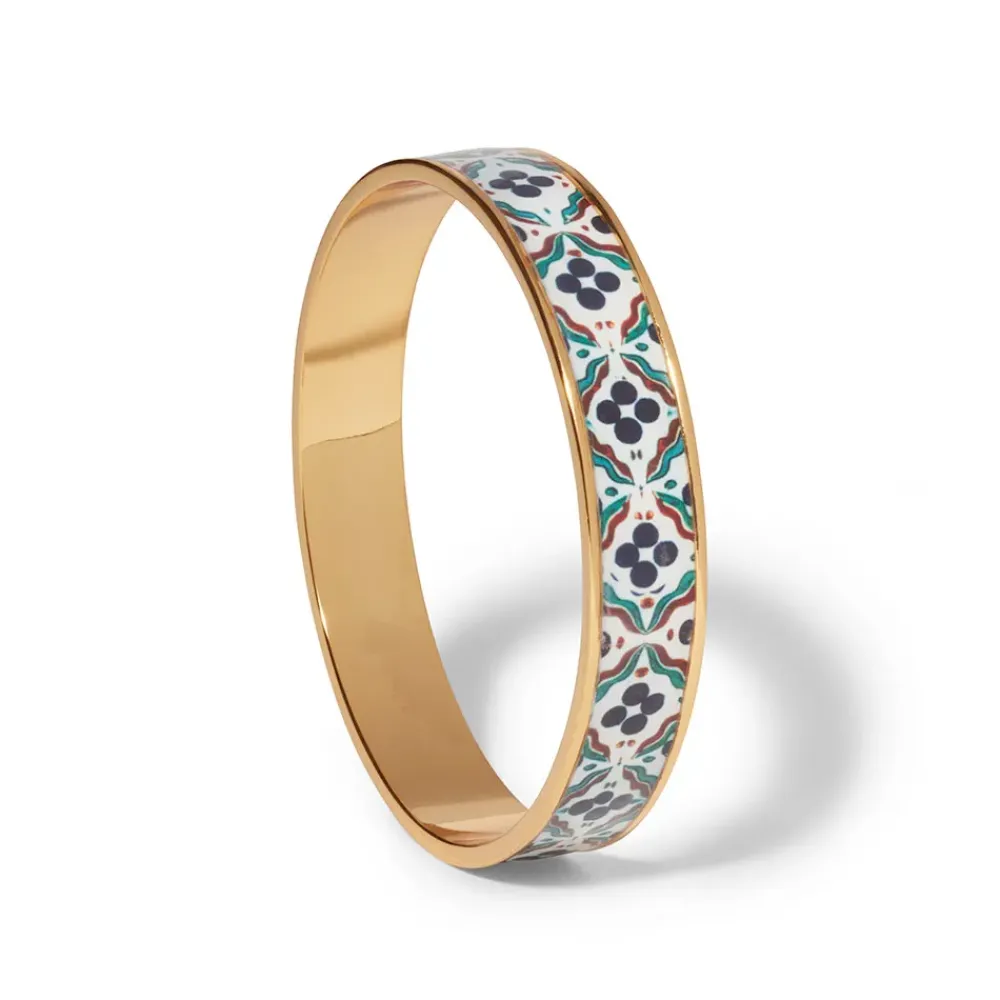 Fashion Iznik Cintamani Enamel Bangle Bracelets