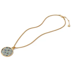 Discount Iznik Cintamani Enamel Pendant Necklace Necklaces