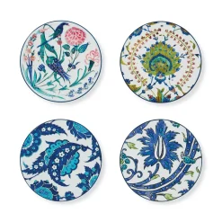 Outlet Iznik Garden Lacquer Coasters Tableware