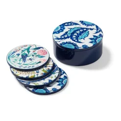 Outlet Iznik Garden Lacquer Coasters Tableware