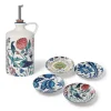 Fashion Iznik Garden Oil Cruet And Dipping Bowl Set Tableware