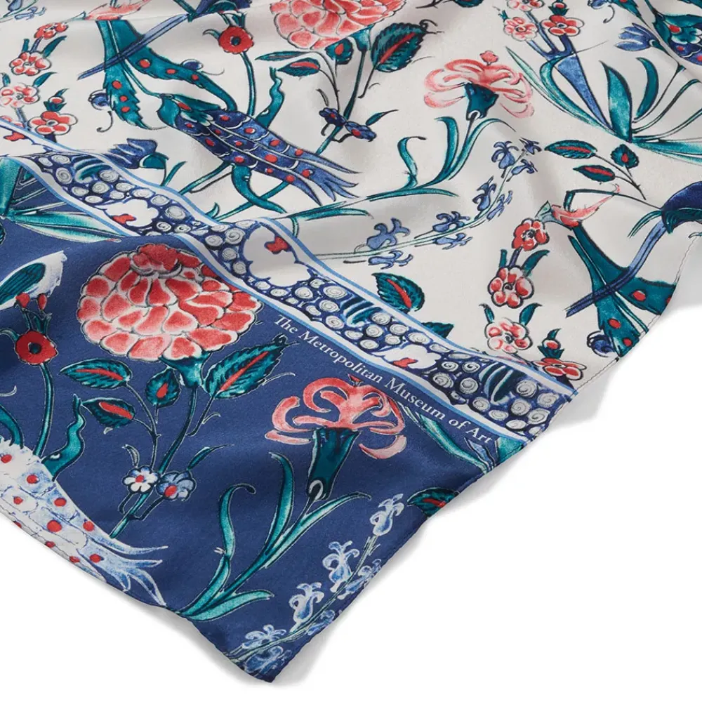 Sale Iznik Garden Silk Scarf Scarves & Wraps
