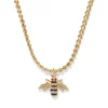 New Jeweled Bee Pendant Necklace Necklaces
