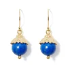Hot Lotus Bead Drop Earrings Earrings