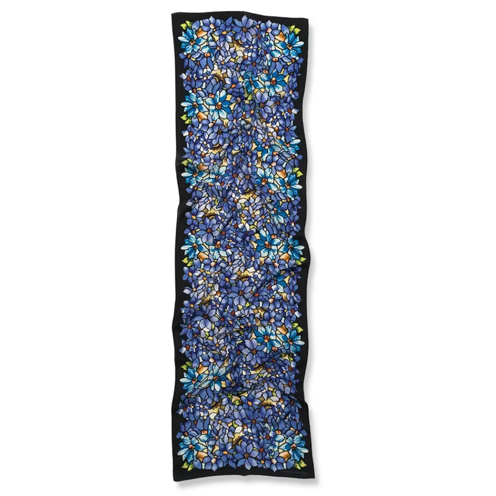 Discount Louis C. Tiffany Clematis Oblong Silk Scarf Scarves & Wraps