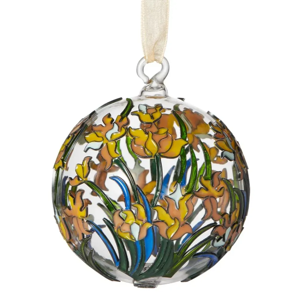 Online Louis C. Tiffany Flora Cloisonne Ornament Set Ornaments