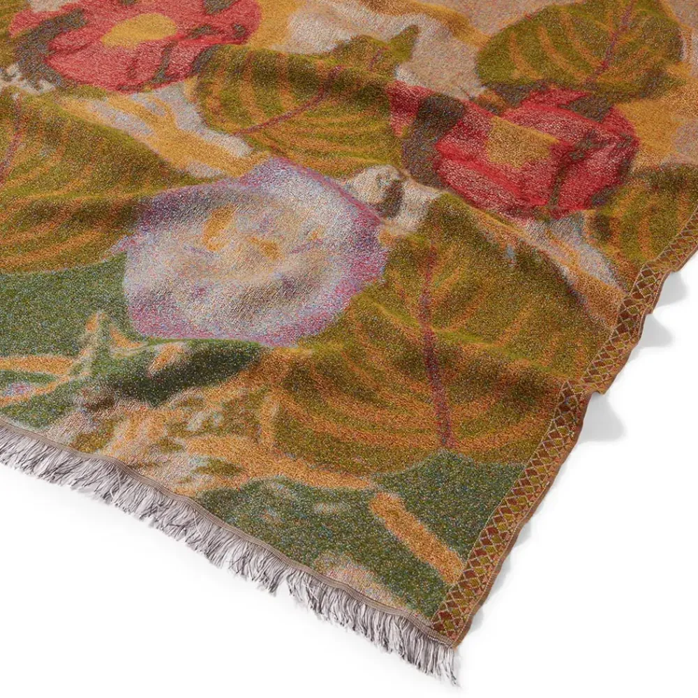 Discount Louis C. Tiffany Morning Glories Wool-Blend Shawl Scarves & Wraps