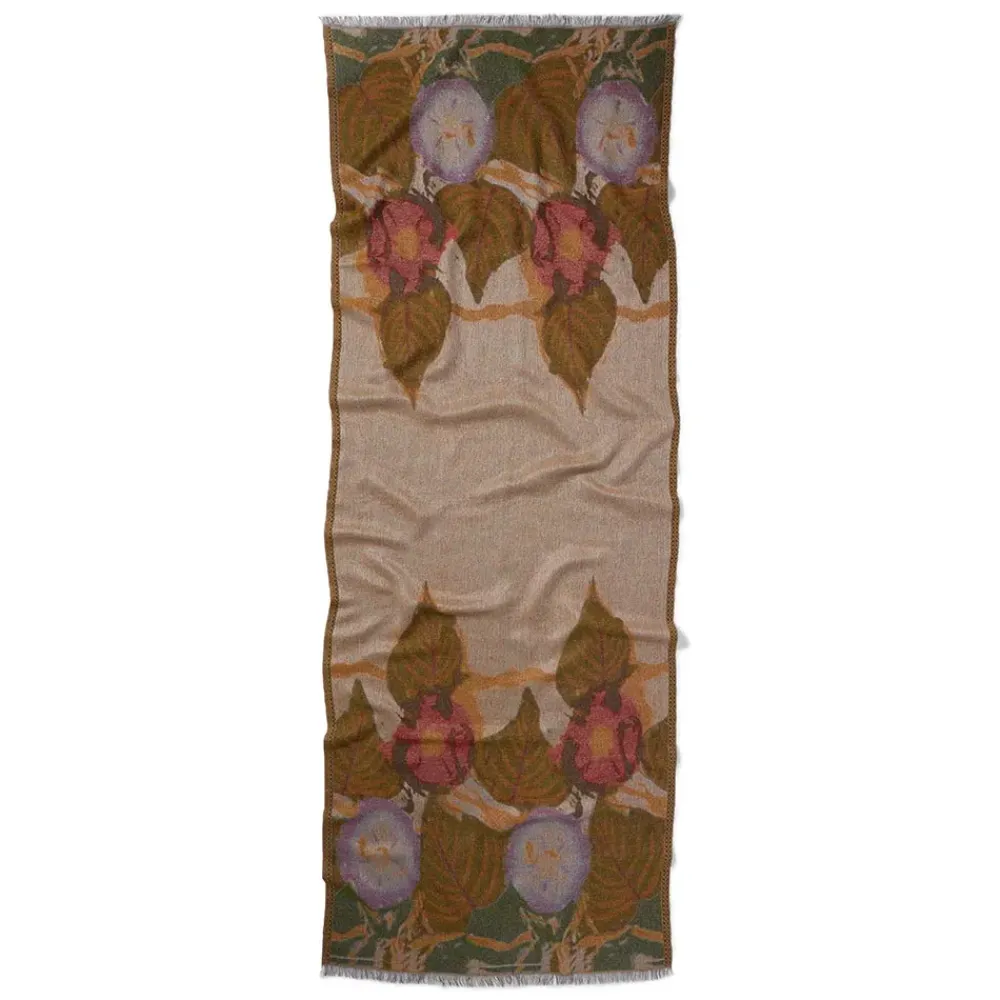 Discount Louis C. Tiffany Morning Glories Wool-Blend Shawl Scarves & Wraps