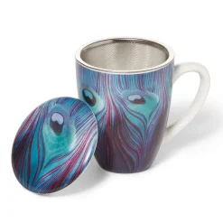 Clearance Louis C. Tiffany Peacock Feather Tea Set Tableware