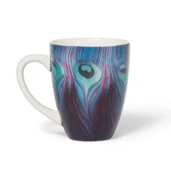 Discount Louis C. Tiffany Peacock Feather Covered Mug With Tea Infuser Tableware