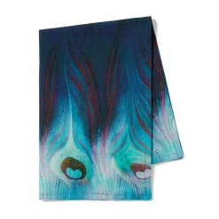 Hot Louis C. Tiffany Peacock Feather Tea Towel Decorative Accents