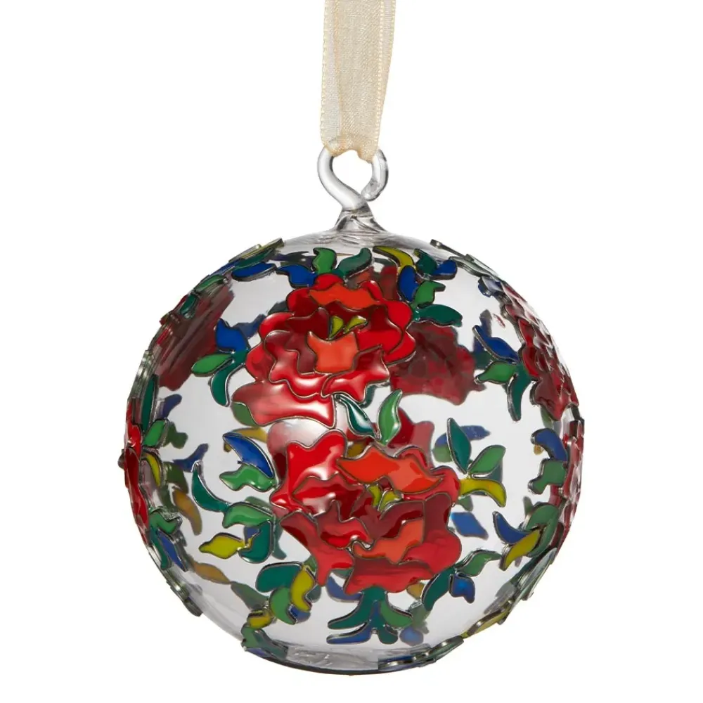 Clearance Louis C. Tiffany Peony Cloisonne Ornament Ornaments