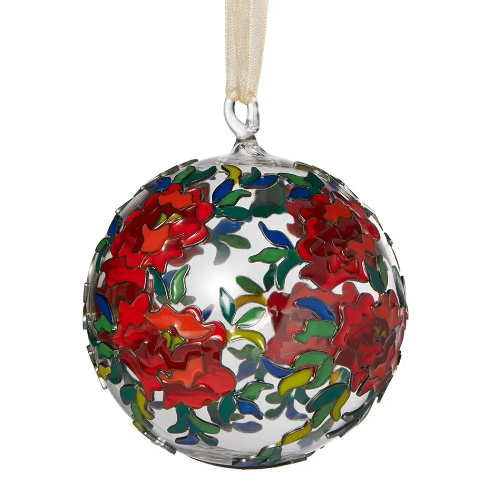 Clearance Louis C. Tiffany Peony Cloisonne Ornament Ornaments