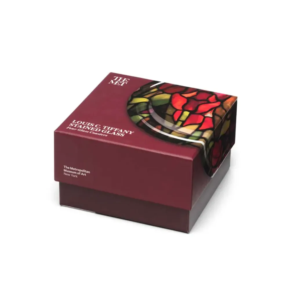 Best Louis C. Tiffany Stained-Glass Coasters Tableware