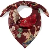 Hot Lyon Floral Square Silk Scarf Scarves & Wraps