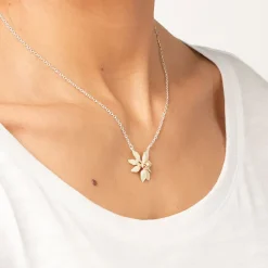 Clearance Magnolia Pendant Necklace Necklaces