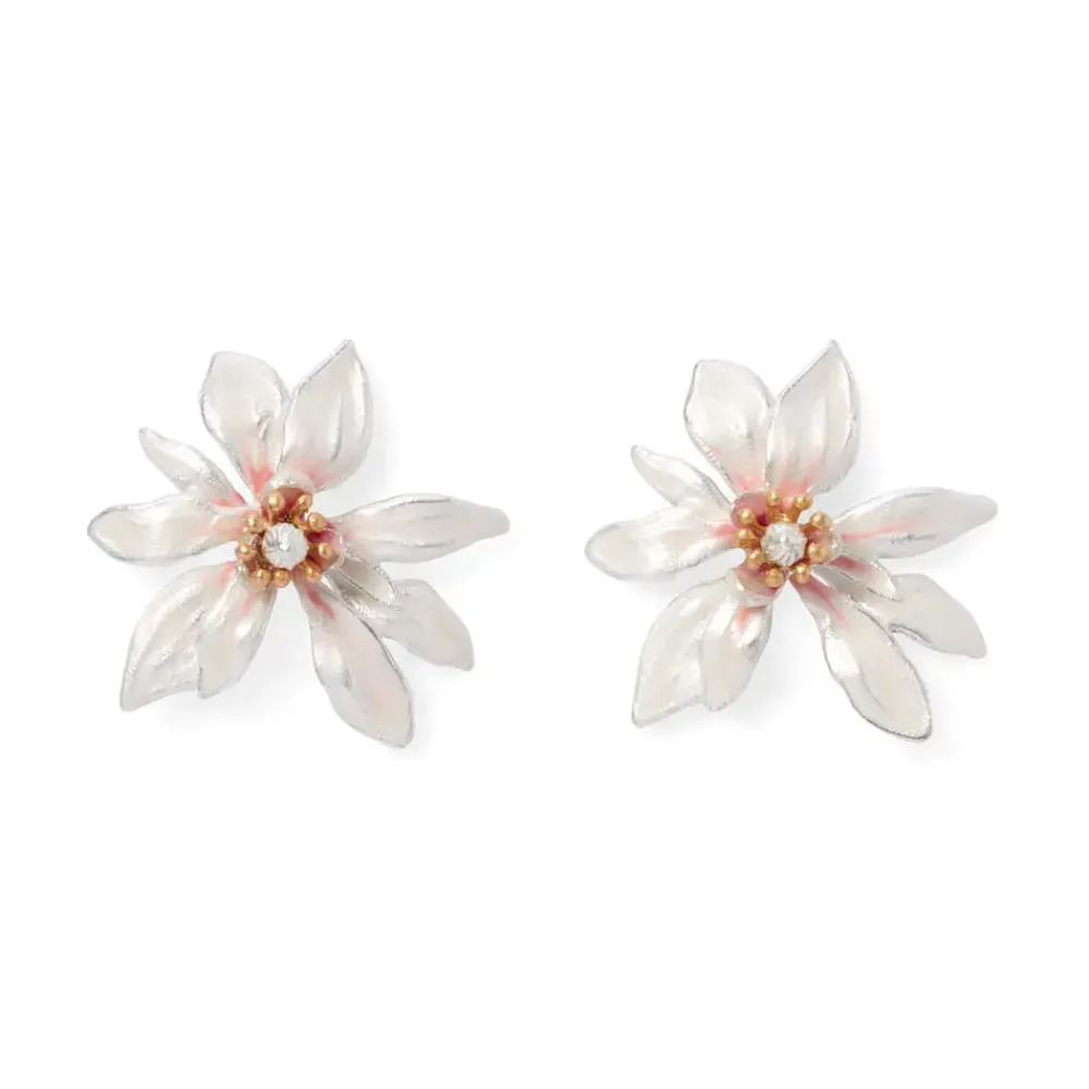 Hot Magnolia Stud Earrings Earrings