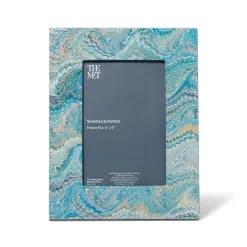 Discount Marbled Paper Rectangular Lacquer Frame Decorative Accents