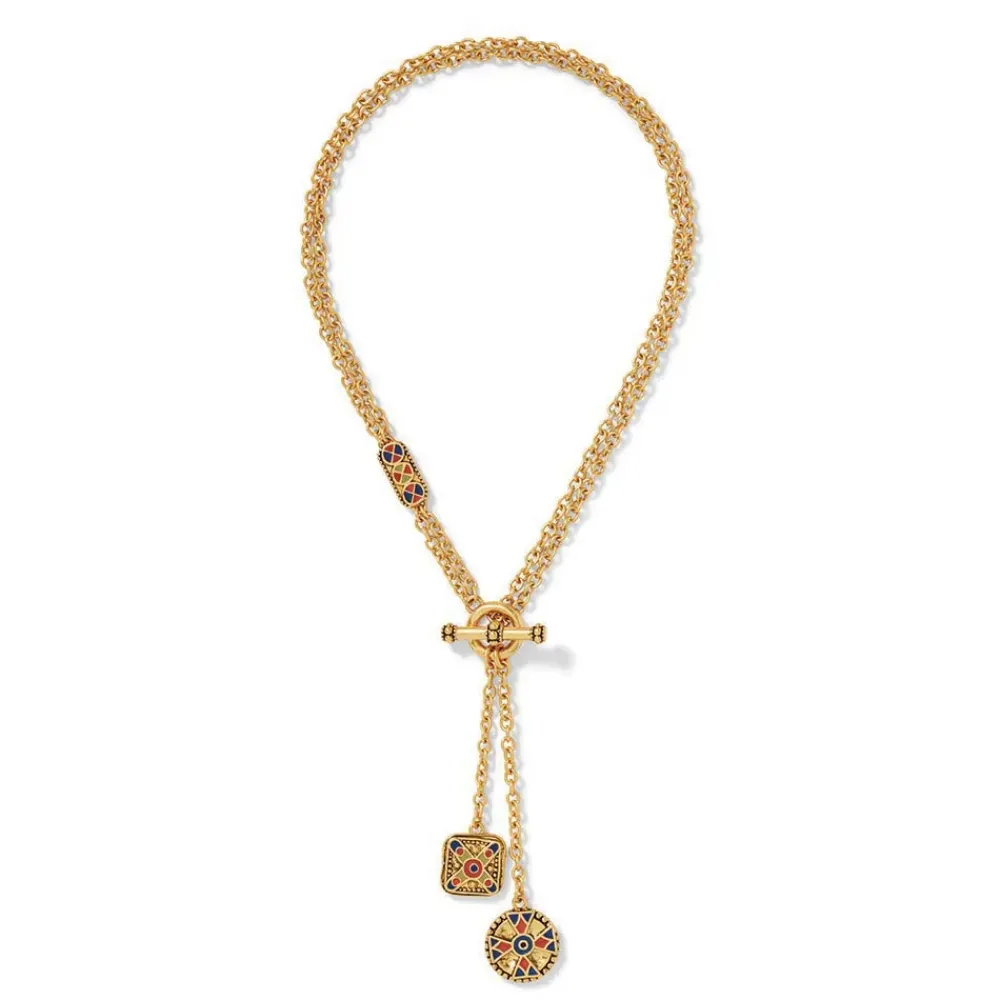 Discount Medieval Byzantine T-Bar Lariat Necklace Necklaces