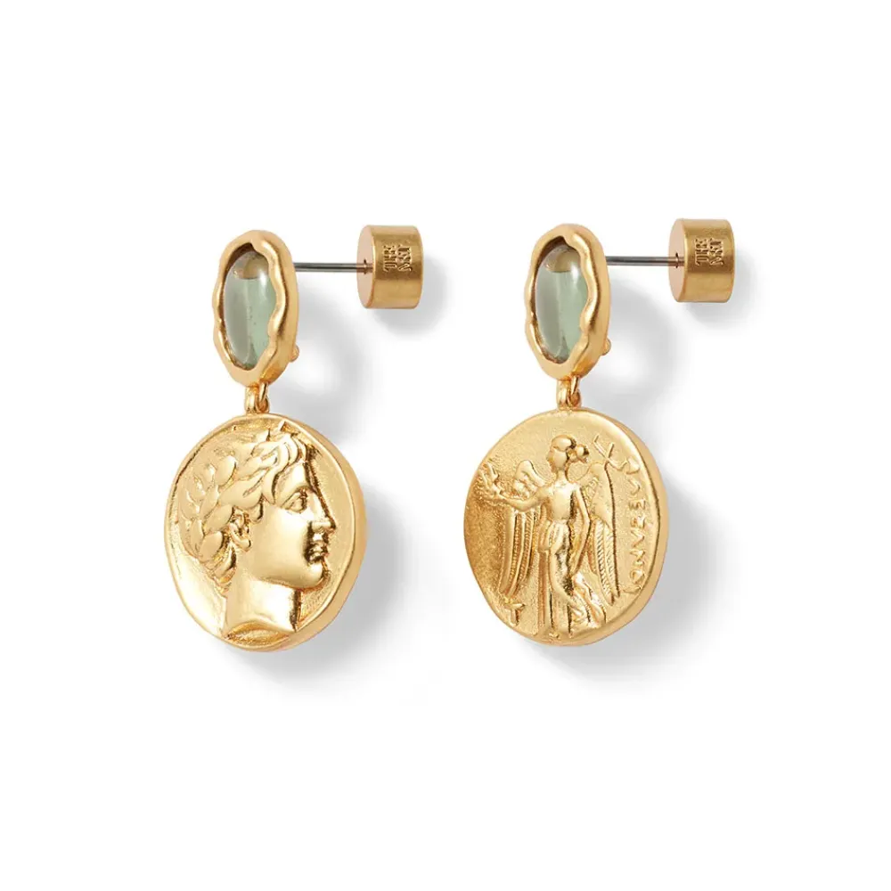 Discount Mediterranean Coin Drop Earrings Earrings