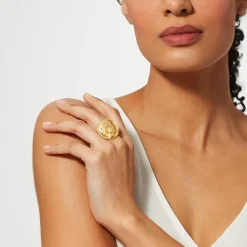 Discount Mediterranean Coin Ring Rings