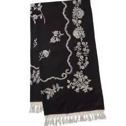Best Met Florals Embroidered 50Th Anniversary Shawl Scarves & Wraps