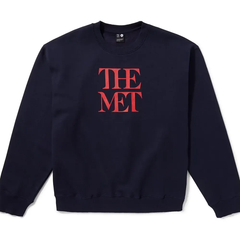 Fashion Met Logo Crew Neck Sweatshirt Clothing