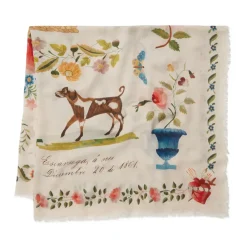 Sale Mexican Sampler Square Cashmere-Blend Scarf Scarves & Wraps