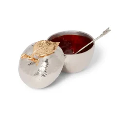 Online Michael Aram Apple Judaica Honey Pot Decorative Accents