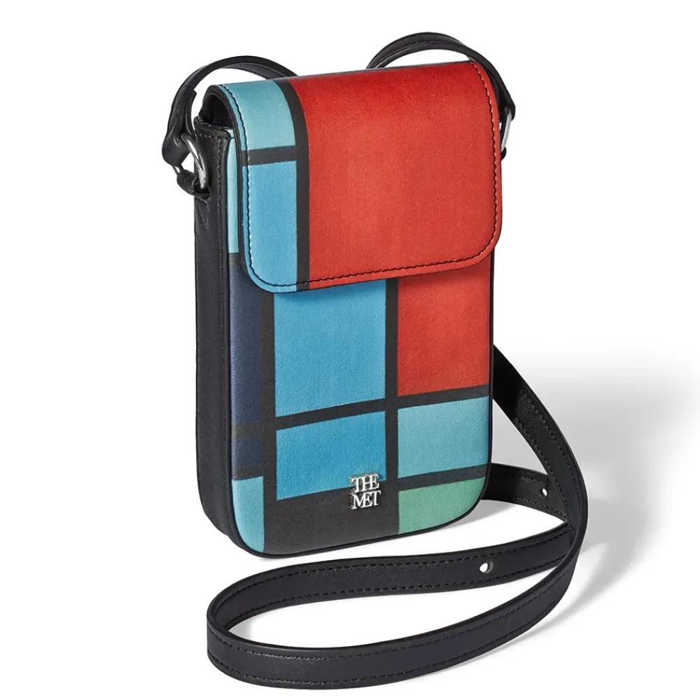 Discount Mondrian Composition Crossbody Phone Purse Bags