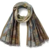New Monet Bridge And Water Lilies Shawl Scarves & Wraps